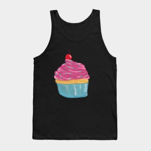 Frosted Cupcake - Digital Illustration Tank Top